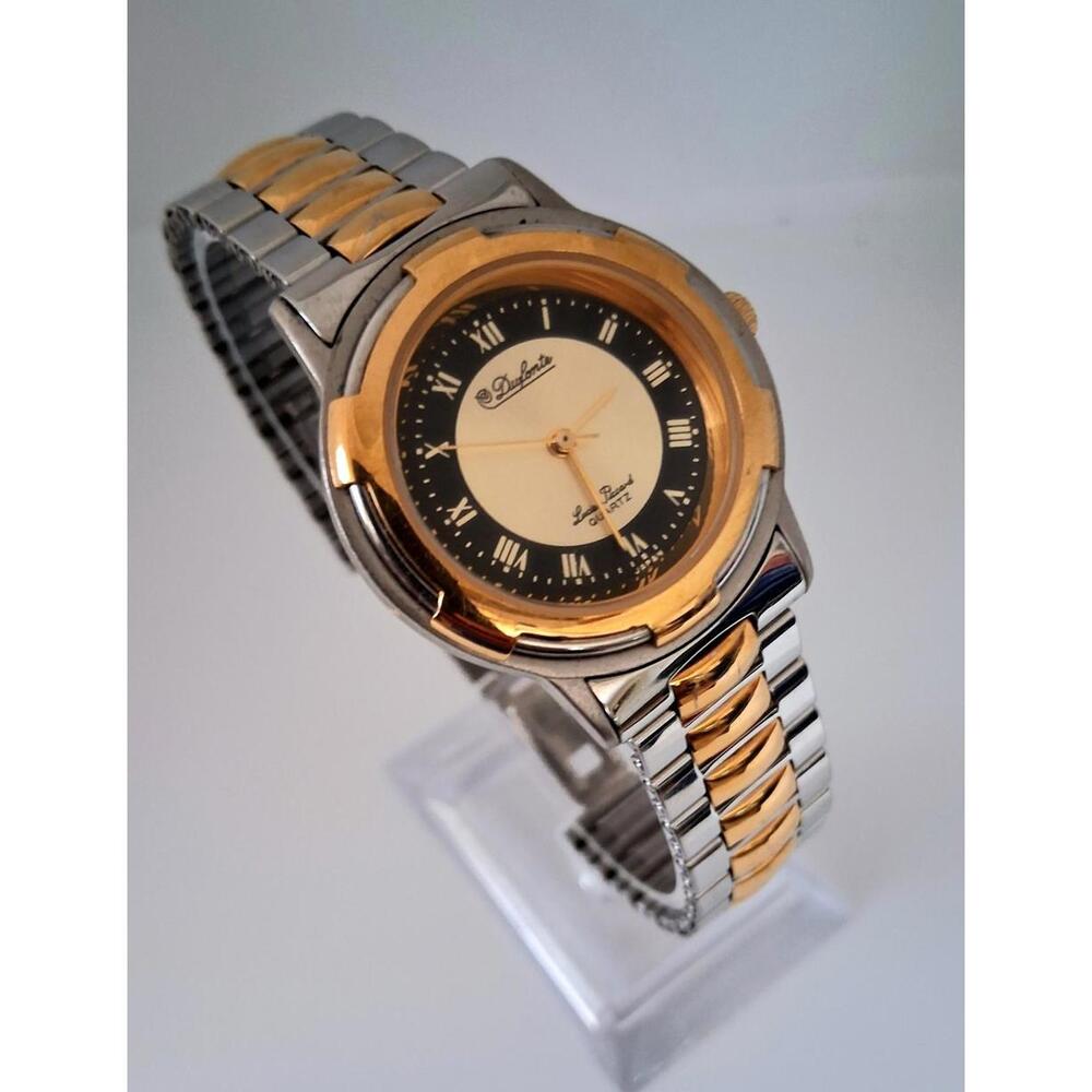 Elegant Ladies Lucien Piccard Two-Tone Stainless Steel Watch